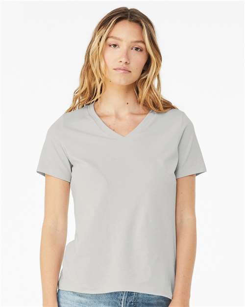 BELLA + CANVAS Women’s Relaxed Jersey V-Neck Tee