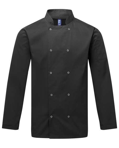 Artisan Collection by Reprime Unisex Ten Studded Front Chef Coat
