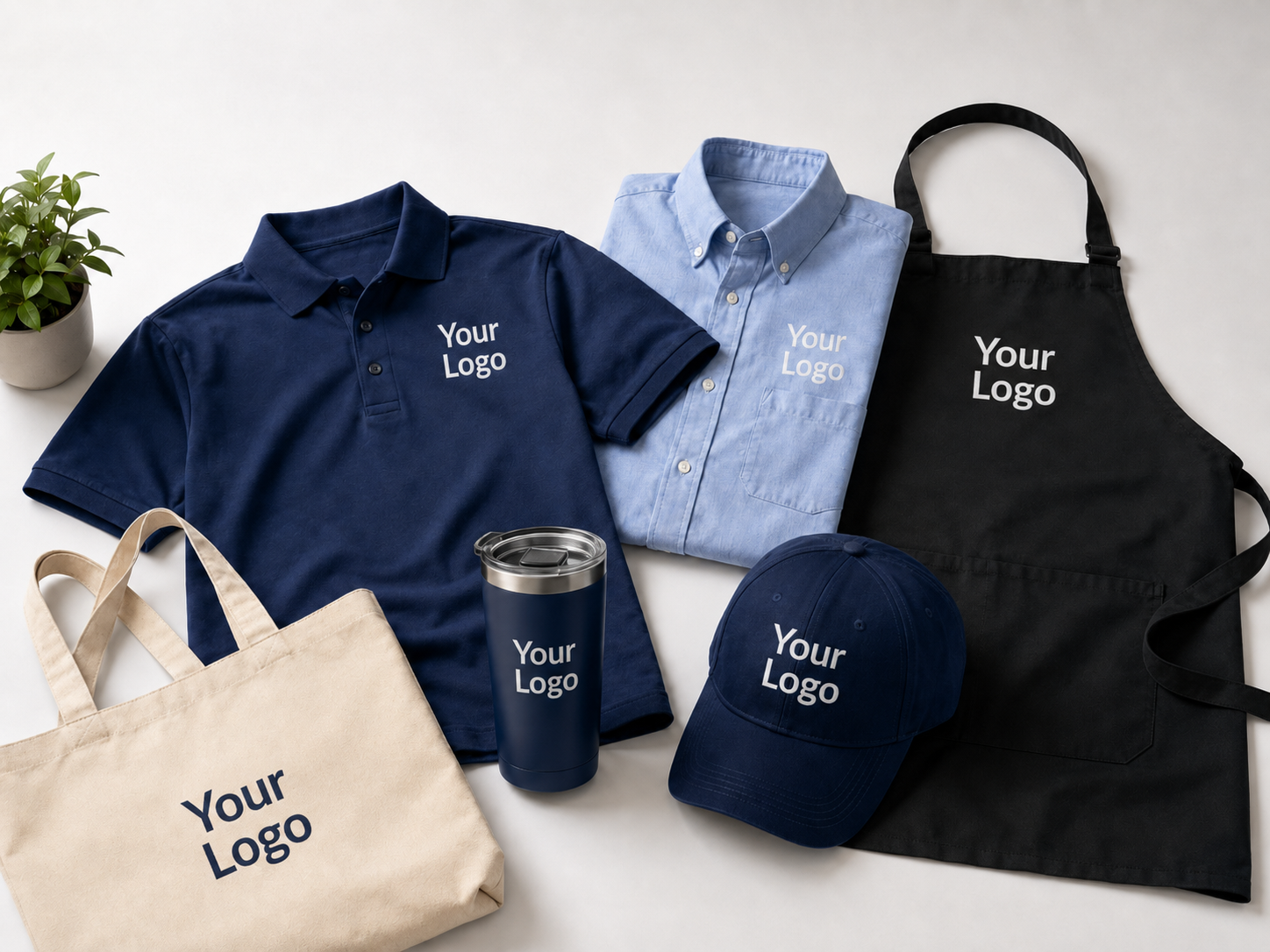 Custom business apparel and promotional products