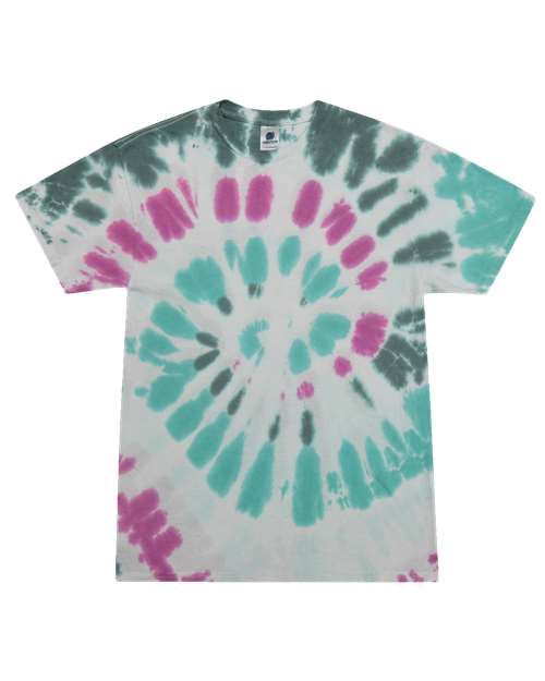 Colortone Unisex Multi-Color Tie-Dyed T-Shirt