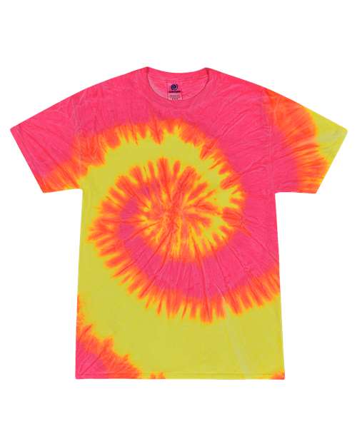 Colortone Unisex Multi-Color Tie-Dyed T-Shirt