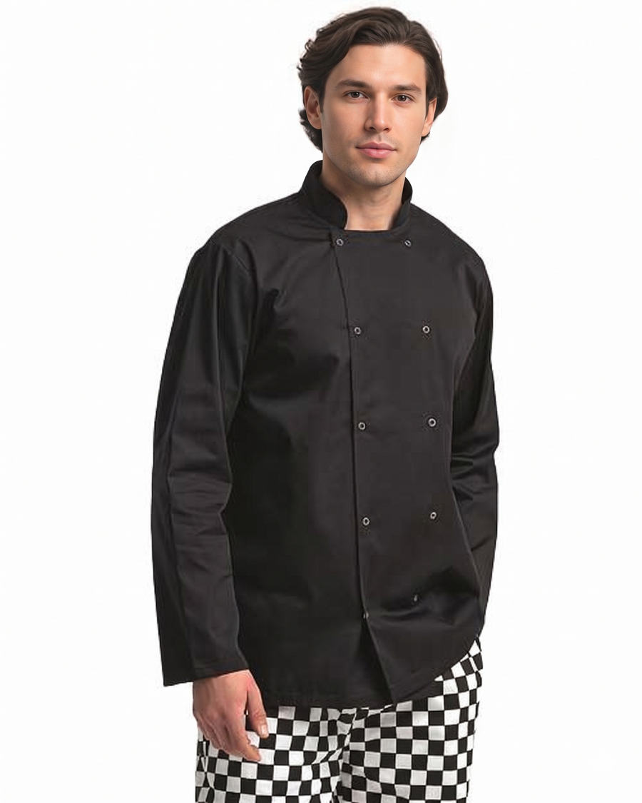 Artisan Collection by Reprime Unisex Ten Studded Front Chef Coat