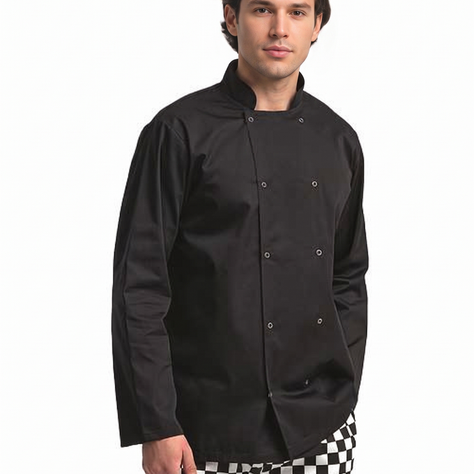 Artisan Collection by Reprime Unisex Ten Studded Front Chef Coat