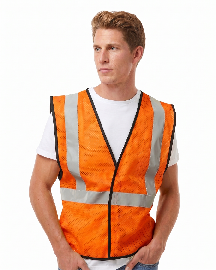 Kishigo Unisex Hook-and-Loop Mesh Vest