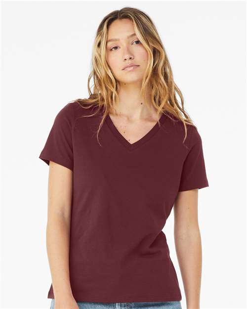 BELLA + CANVAS Women’s Relaxed Jersey V-Neck Tee