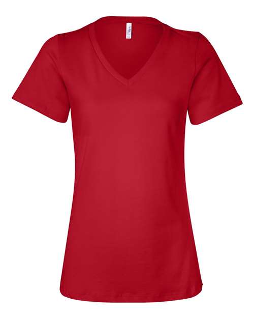 BELLA + CANVAS Women’s Relaxed Jersey V-Neck Tee