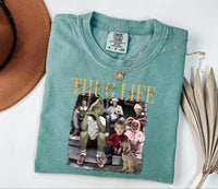 Comfort Colors® Thug Life Christmas Shirt, Womens Holiday Gift, Christmas Movie Tee