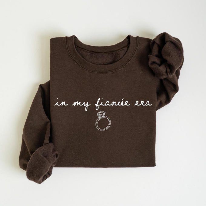 In My Fiancee Era Sweatshirt, Engagement Gift, Wedding Era Sweater