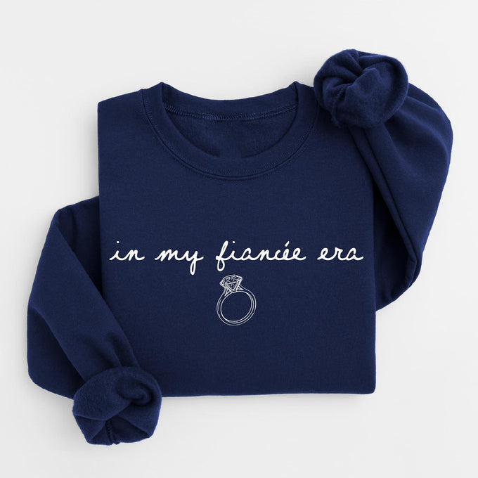 In My Fiancee Era Sweatshirt, Engagement Gift, Wedding Era Sweater