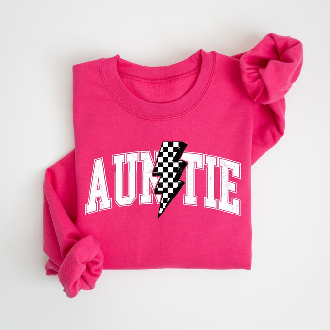 Retro Auntie Sweatshirt, Mothers Day Gift, Christmas Gift For Auntie, Cute Auntie Sweatshirt, Funny Aunt Sweatshirt, Tia Shirt