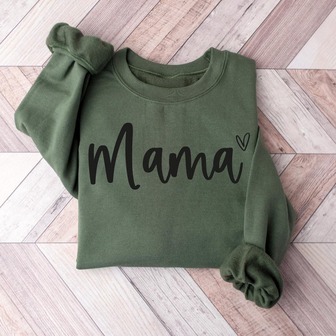 Cute Mama Sweatshirt, Mothers Day Gift, Grandma Sweatshirt, Nana Shirt, Gift For Mother, Mama Crewneck, New Mom Shirt, Grammy Shirt
