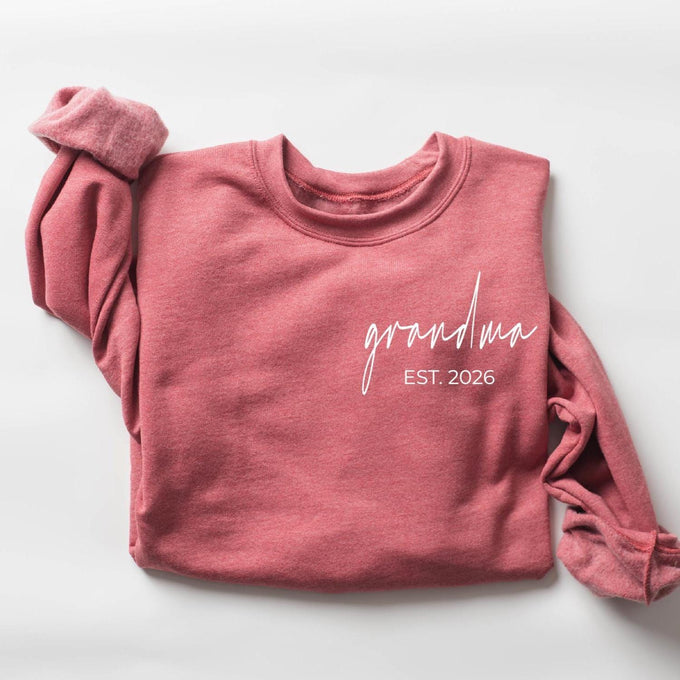 Personalized Grandma Sweatshirt, Custom Nana Gift, Mothers Day Gift