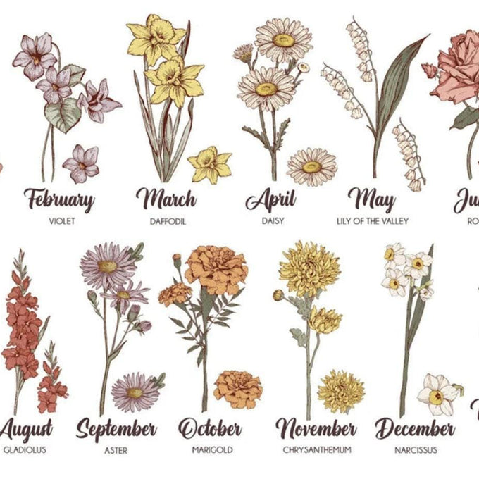 Personalized Grandma Sweatshirt With Kids Name On Sleeve Grandmas Garden Birth Month Flower Shirt with Grand Kid Names