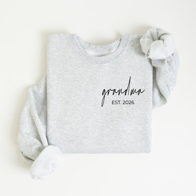 Personalized Grandma Sweatshirt, Custom Nana Gift, Mothers Day Gift
