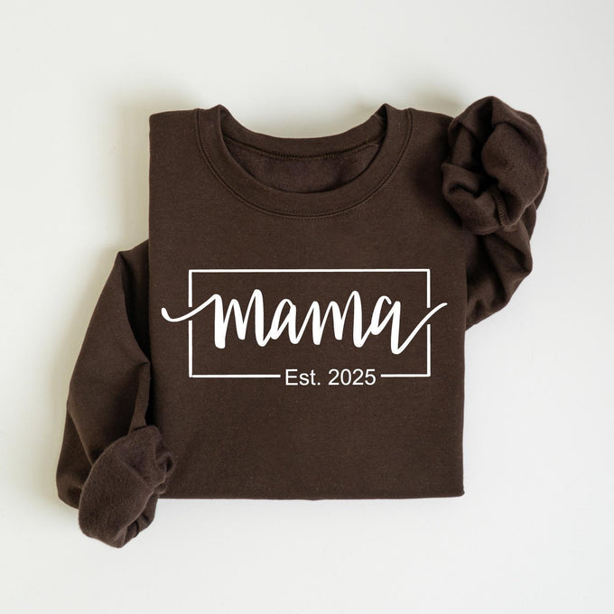 Custom Mama Sweatshirt, Mothers Day Shirt, Personalized Mom Gift, New Mom Tee