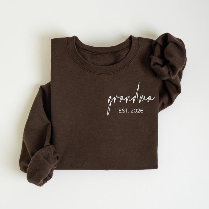Personalized Grandma Sweatshirt, Custom Nana Gift, Mothers Day Gift