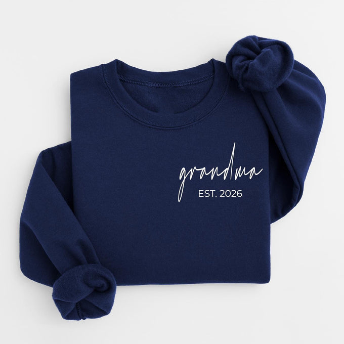 Personalized Grandma Sweatshirt, Custom Nana Gift, Mothers Day Gift