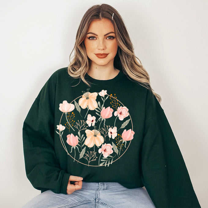 Wildflowers Sweatshirt, Mothers Day Gift, Floral  Mama Shirt, Gift for Women