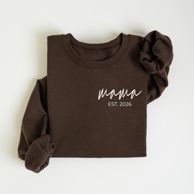 Personalized Mama Est Year Sweatshirt, Mothers Day Gift