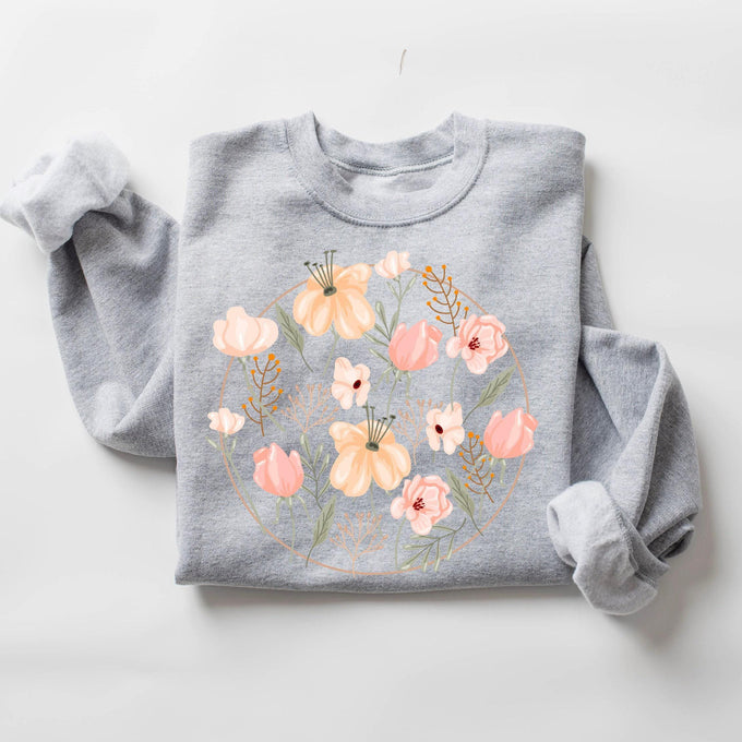Wildflowers Sweatshirt, Mothers Day Gift, Floral  Mama Shirt, Gift for Women