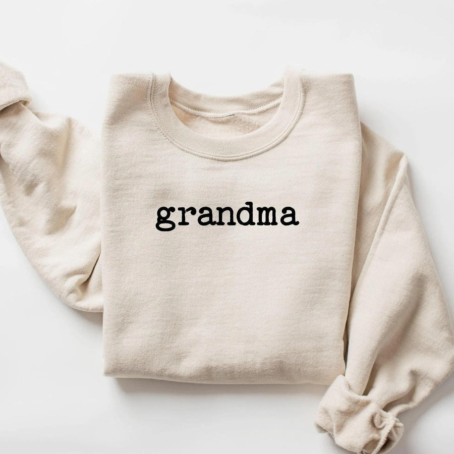 Cute Grandma Sweatshirt, Mothers Day Gift for Grandmother, Nana Sweatshirt, Grammy Shirt, Gigi Mimi Lovey Grammy Shirt, Minimal Grandma Gift