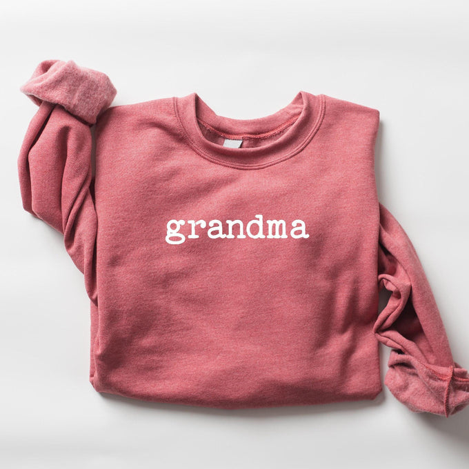 Cute Grandma Sweatshirt, Mothers Day Gift for Grandmother, Nana Sweatshirt, Grammy Shirt, Gigi Mimi Lovey Grammy Shirt, Minimal Grandma Gift