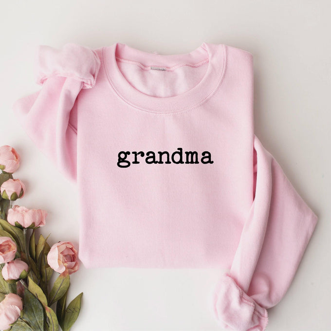 Cute Grandma Sweatshirt, Mothers Day Gift for Grandmother, Nana Sweatshirt, Grammy Shirt, Gigi Mimi Lovey Grammy Shirt, Minimal Grandma Gift