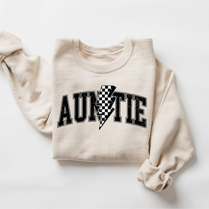 Retro Auntie Sweatshirt, Mothers Day Gift, Christmas Gift For Auntie, Cute Auntie Sweatshirt, Funny Aunt Sweatshirt, Tia Shirt