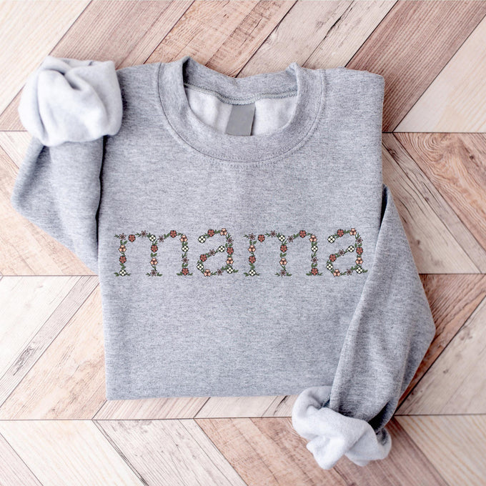 Mama Sweatshirt, Mother's Day Gift, Gift For Mother, Grandma Sweatshirt, Nana Shirt, Mom Hoodie, Mama Crewneck, New Mom Shirt, Grammy Shirt