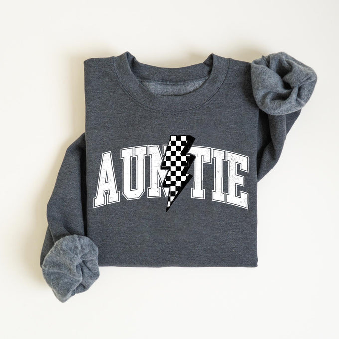 Retro Auntie Sweatshirt, Mothers Day Gift, Christmas Gift For Auntie, Cute Auntie Sweatshirt, Funny Aunt Sweatshirt, Tia Shirt