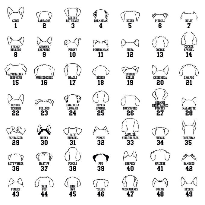 Personalized Dog Mom Ears Sweatshirt, Mothers Day Sweatshirt, Dog Lover Shirt