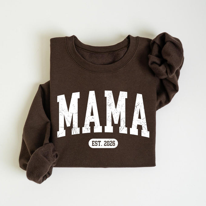 Personalized Mama Sweatshirt, Pregnancy Announcement, Mothers Day Gift
