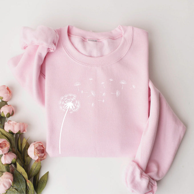 Dandelion Flower Sweatshirt, Wild Flower Shirt, Mothers Day Sweatshirt, Unique Mom Gift, Gift for Her, Christmas Gift For Mother, Mama Shirt