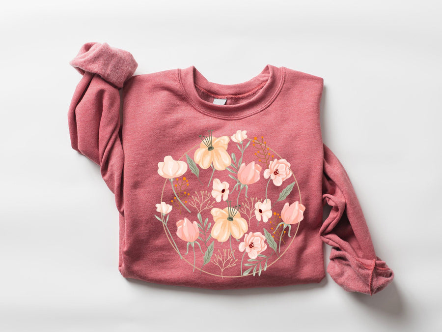 Wildflowers Sweatshirt, Mothers Day Gift, Floral  Mama Shirt, Gift for Women