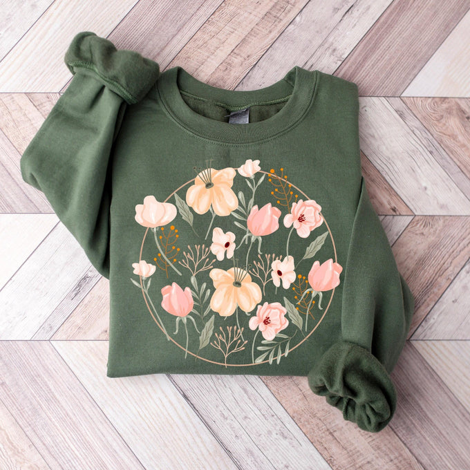 Wildflowers Sweatshirt, Mothers Day Gift, Floral  Mama Shirt, Gift for Women