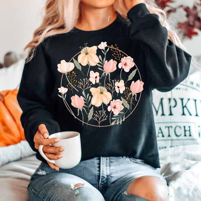 Wildflowers Sweatshirt, Mothers Day Gift, Floral  Mama Shirt, Gift for Women